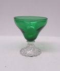 Anchor Hocking Fire King Forest Green BURPLE 3 1/2 Inch COCKTAIL GLASS