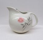 Universal China BALLERINA Rosette Pink Rose 7" 84 Oz BALL JUG PITCHER