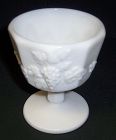 Westmoreland Milk Glass PANELED GRAPE 3 5/8 Inch FOOTED SHERBET DISH