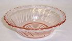 Jeannette Depression Glass Pink SWIRL 5 1/2 Inch CEREAL BOWL