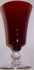 Morgantown Glass Works Red PARMA 4 7/8 Inch 4 Ounce JUICE TUMBLER