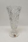 Hofbauer Crystal BYRDIE 10 1/2 Inch High Footed FLOWER VASE