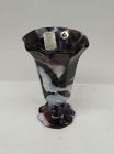 Westmoreland Purple Slag Glass PANELED GRAPE 6 Inch FLOWER VASE