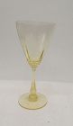 Heisey Glass Sahara Yellow DUQUESNE 7 3/4 Inch Tall GOBLET