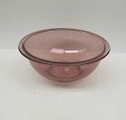 Pyrex Kitchen Glass CRANBERRY 8 1/2 In 1.5 Liter MIXING BOWL U.S.A.