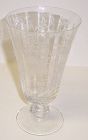Fostoria Glass Crystal HEATHER 6 1/8 Inch 12 Ounce FOOTED TUMBLER