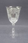 Fostoria Glass Crystal MEADOW ROSE 7 1/2 In 10 Oz WATER GOBLET