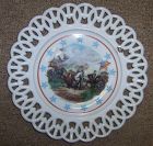 Westmoreland Milk Glass SURRENDER of CORNWALLIS Plate