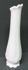 Westmoreland Milk Glass PANELED GRAPE 10 In FOOTED BULBOUS VASE