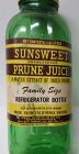 Owens IL Forest Green SUNSWEET PRUNE JUICE Refrigerator Bottle w/Label