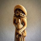 Netsuke representing a dutchman