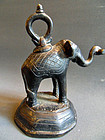 Bronze Burmese opium weight - elephant