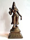 Bronze Lakshmi (Bhudevi) statue - India