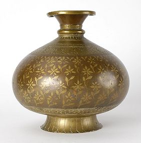 An Antique Indian Holy Water Vase, 18th /19 th C.