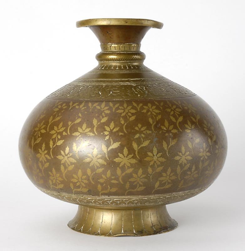 An Antique Indian Holy Water Vase, 18th /19 th C.