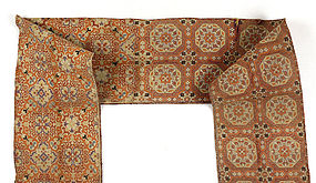 Rare Moroccan Silk Bridal Girdle "Hizam", 19th C.