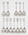 Group of 12 Chinese Silver Spoons, c. 1920.