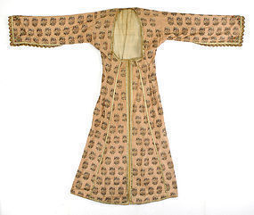 Rare Antique Ottoman Woman's Silk Entari, 18th/19th C.