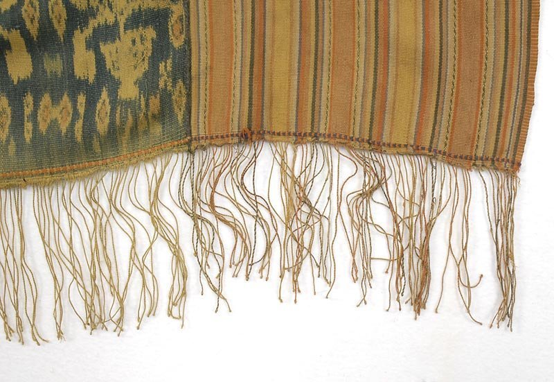 Old Indonesian Woven Man's Cloth or Beti with Ikat, West Timor.