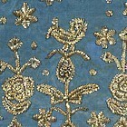Indo Persian Zardozi Embroidery Textile Fragment.