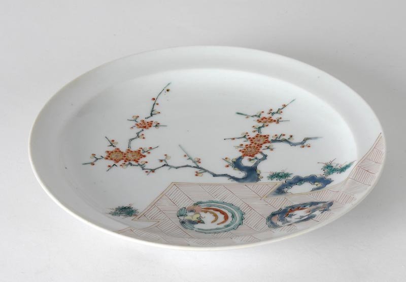 Japanese Arita Kakiemon Porcelain Dish, 18th C.