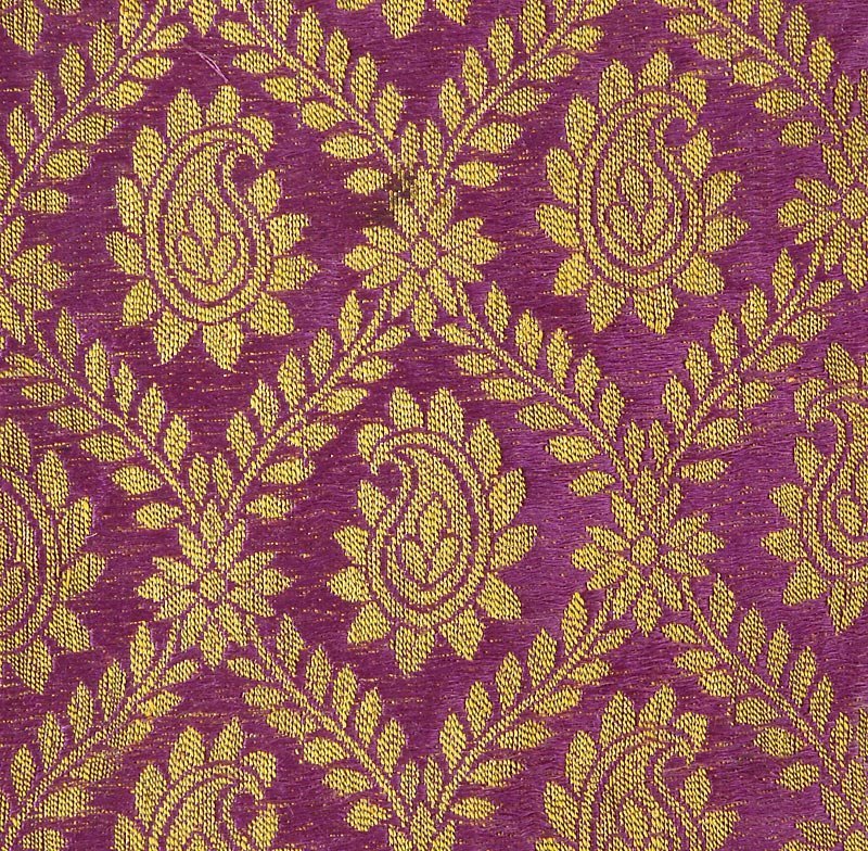 Persian Silk Brocade Textile Fragment, 18th/19th C.