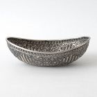 Balinese Ritual Silver Offering Bowl "Lelancang", 1st Half 20th C.