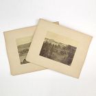 Two Albumen Photographic Prints of Japan,  1870/80.