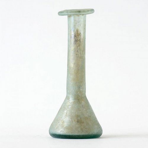 Roman Glass Ungentarium Bottle, 1st to 2nd Century AD.