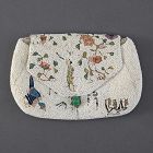 Antique Beaded Evening Purse with Chinese Silk Embroidery.