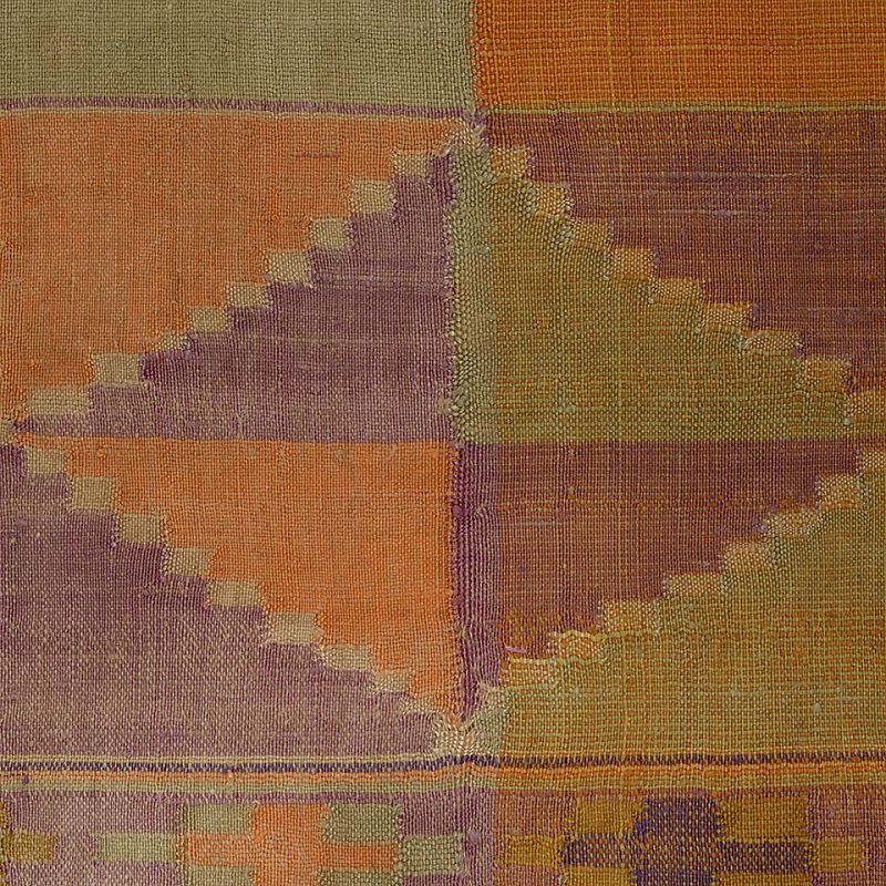 A Tausug Tapestry Silk Sash Textile, Sulu Philippines No. 1.