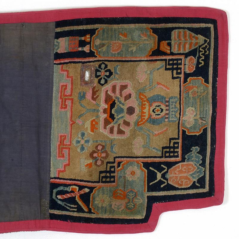 A Set Tibetan Wool Horse Saddle Rugs Makden / Masho, Early 20th C.