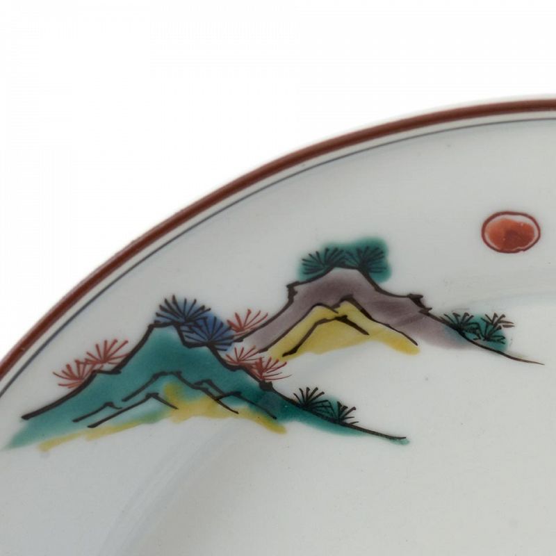 A Pair Japanese Ko-Kutani Style Porcelain Plates.