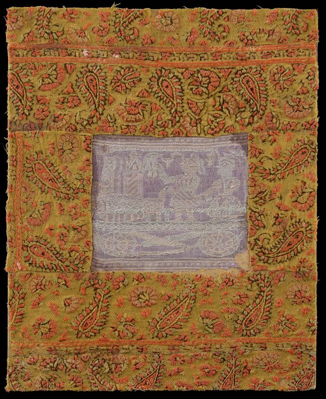 Anglo Indian Baluchari Silk Sari Kashmir Shawl Assemblage No.1, 19th C