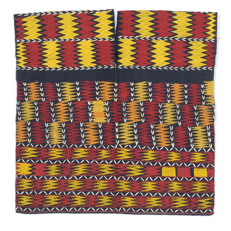 Karen People Embroidered Cotton Tunic # 2, Golden Triangle Thailand.