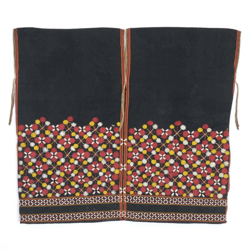 Karen People Embroidered Cotton Tunic # 3, Golden Triangle Thailand.