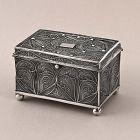 Small Indian Filigree Silver Casket, 18th/19th C.
