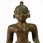 Antique Indian Bronze Figure of Dipa Lakshmi Goddess, c. 18th C.