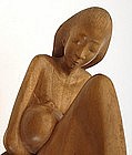 Fine Woodcarving by MD. Runda, Bali, c. 1940's.