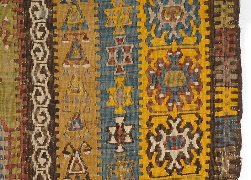 Antique Yahyali Prayer Kilim, Anatolia, 19th C.