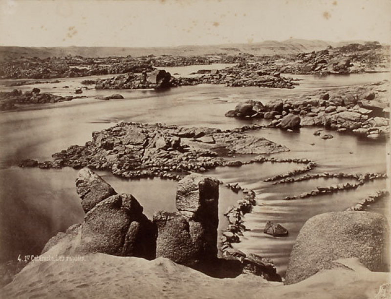 Early Original Albumen Photograph: Egypt, Nile. C. 1875