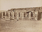 Early Albumen Photograph: Egypt, Abydos. C. 1875.