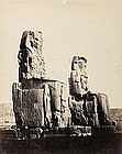 Early Albumen Photograph: Egypt, Thebes. Pre 1880.