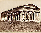 Albumen Photograph of Temple of Poseidon, c. 1870.