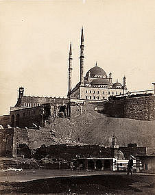 The Mosque of Muhammad Ali in Cairo, before 1880.