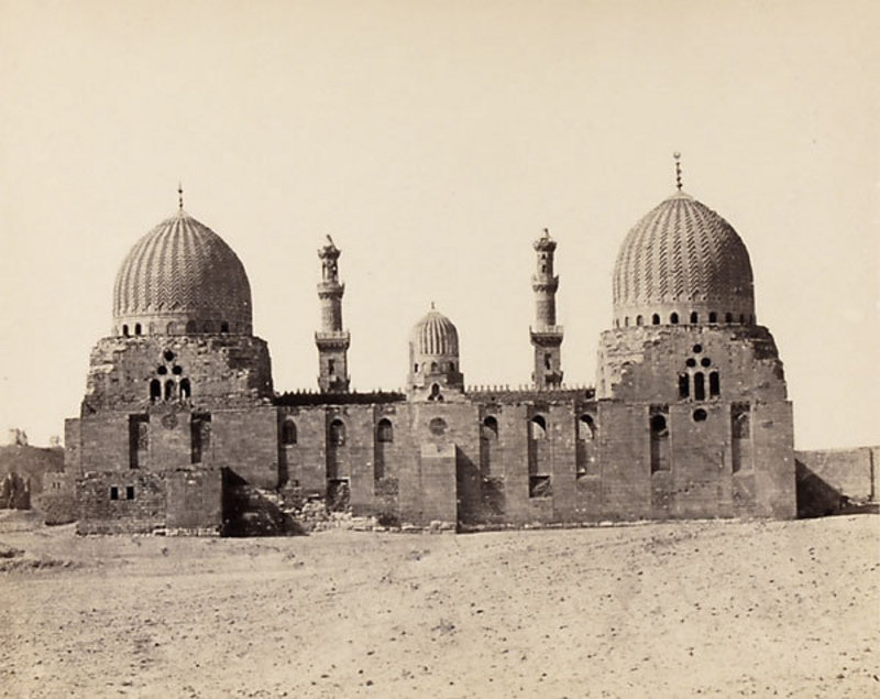 Early Photograph of Cemetery in Cairo, before 1880.