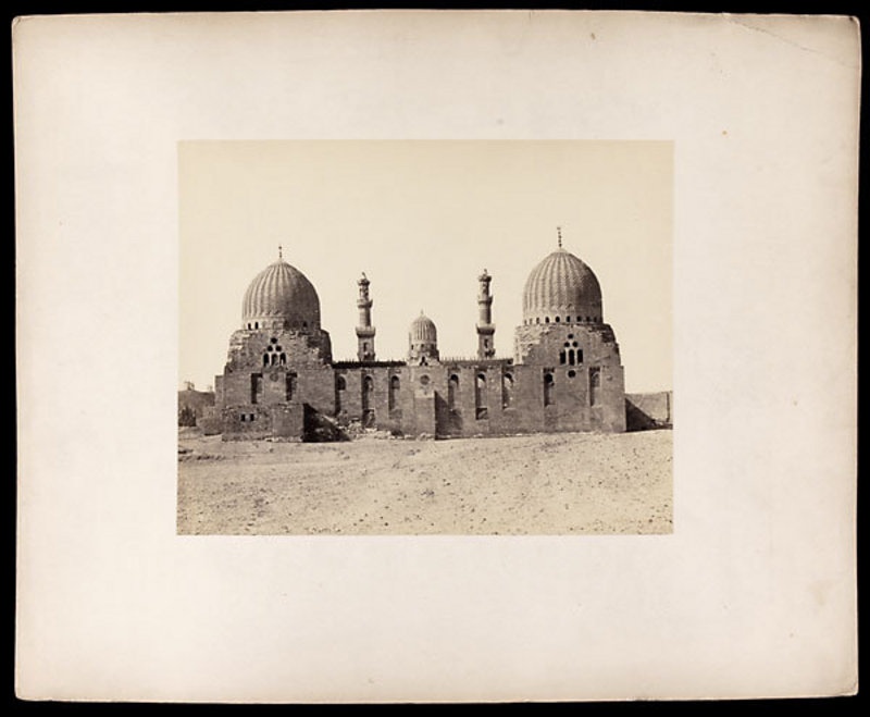 Early Photograph of Cemetery in Cairo, before 1880.