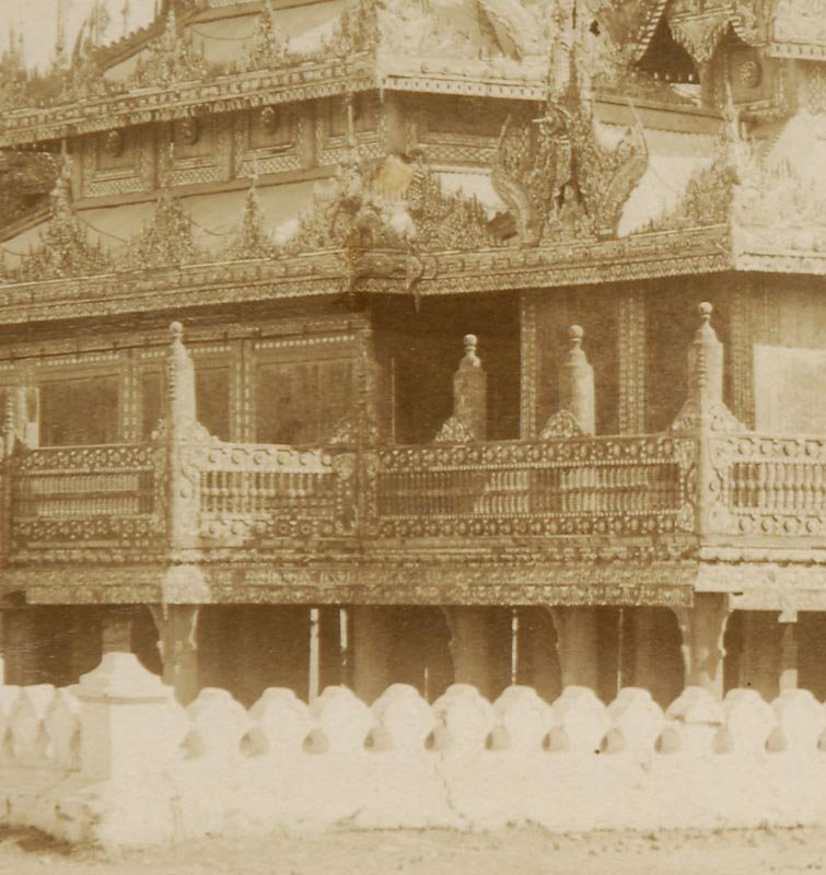 4 Historical Photographs from Colonial Burma, 19th C.