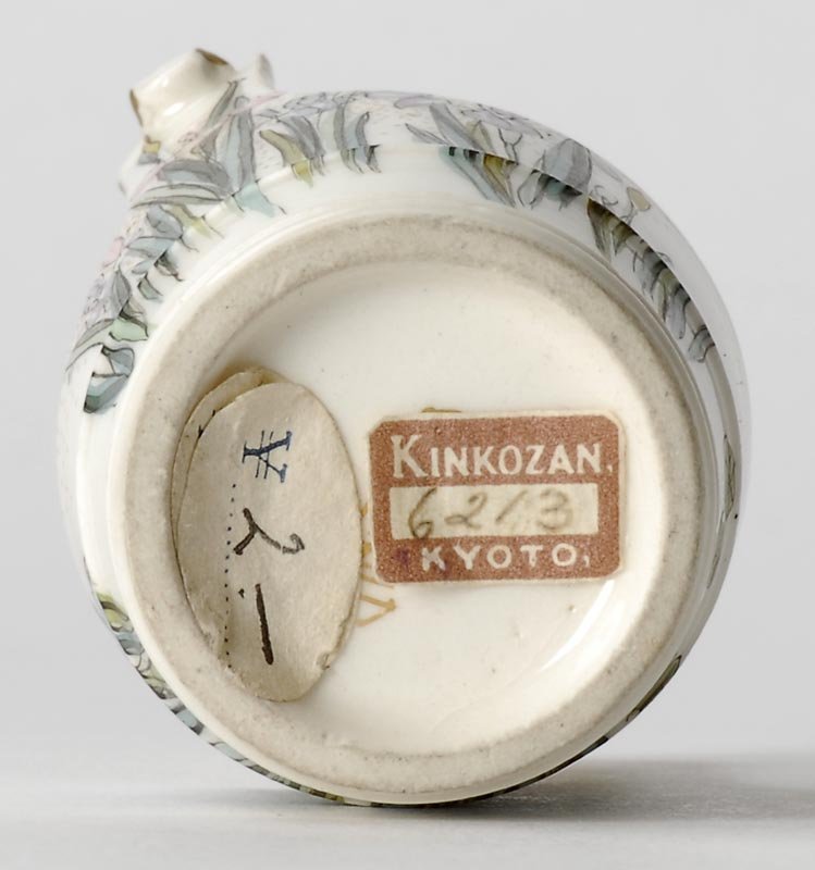 Japanese Miniature Satsuma Teoke by Kinkozan, Meiji.