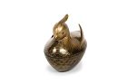 Japanese lacquered duck kogo incense box